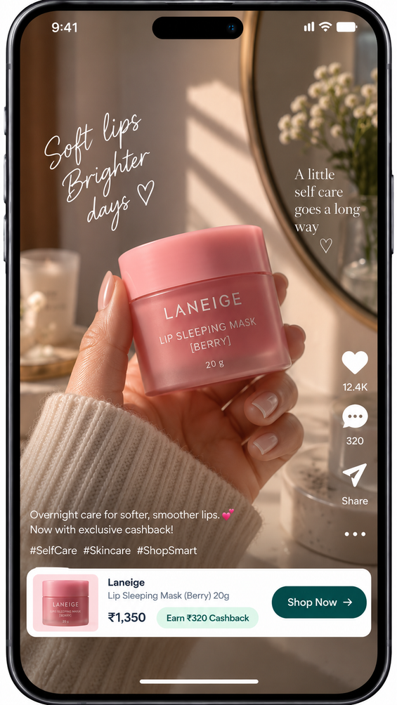 Shopmate product stories with a direct next step. concept from the company presentation